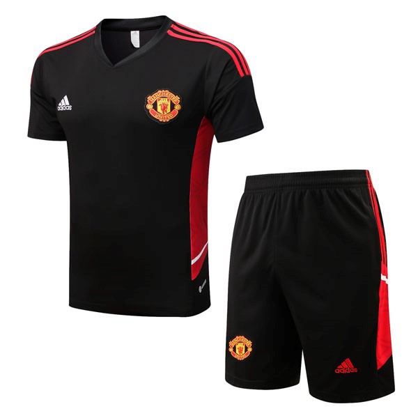 Maglia Formazione Manchester United Set Completo 22/23 Nero